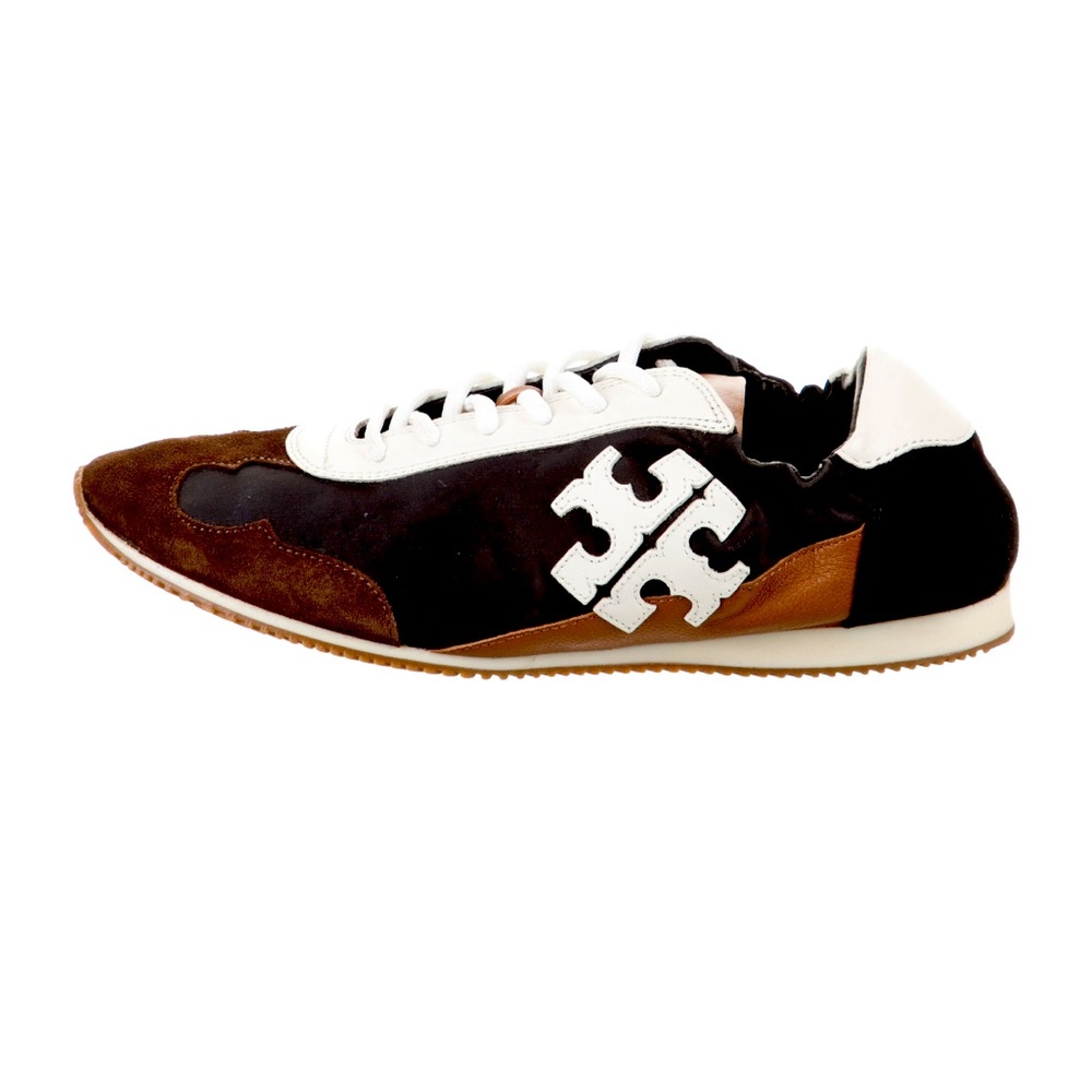 Tory Burch Golf logo Suede Leather Sneaker